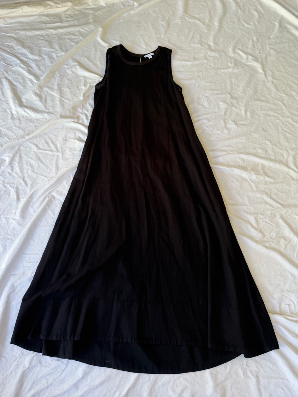 James Perse Black Sleeveless Maxi Dress